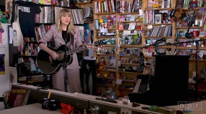 NPR Music Presenta A Taylor Swift Dentro De Su Serie Tiny Desk Concerts Taylor Swift Se Presentó Guitarra Y Voz En Un Tiny Desk Concert