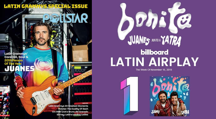 Juanes Alcanza El #1 En Billboard USA Con "Bonita" Ft. Sebastián Yatra