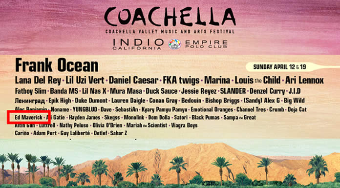 Ed Maverick Se Presentará En Coachella 2020