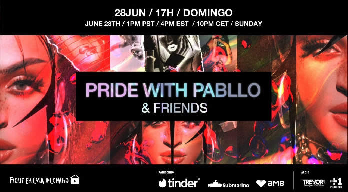 Pablo Vittar Anuncia “Pride With Pabllo & Friends” Pablo Vittar Anuncia "Pride With Pabllo & Friends"