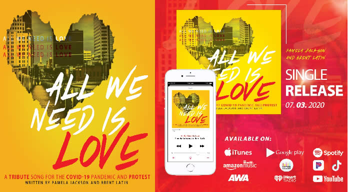 Pamela Jackson Anuncia El Lanzamiento De Su Sencillo "All We Need Is Love"