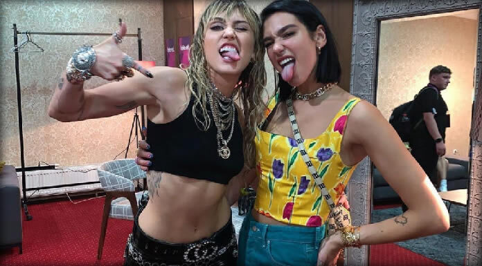Dua Lipa & Miley Cyrus Comparten Fotos En El Estudio De Grabación Donde Preparan Colaboración