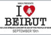 Revelan Cartel De Artistas Que Participarán En El Concierto Benéfico "I Love Beirut"