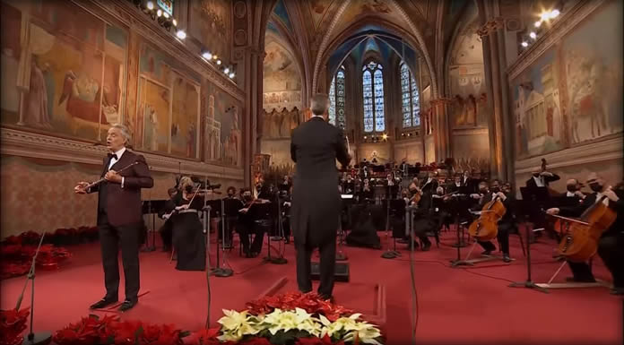 Andrea Bocelli Comparte Su Interpretación De "Dolce è Sentire" De Su Concierto Navideño En Assisi